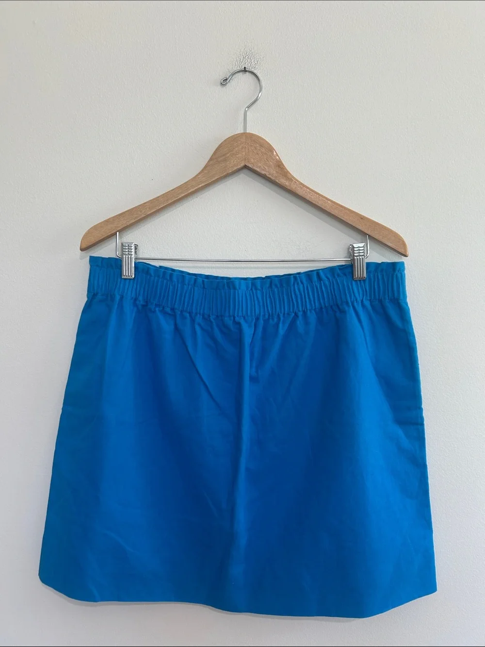 J Crew Women’s Blue Paper Bag Skirt Size 14 NWT